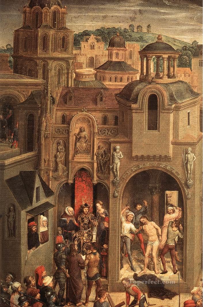 キリストの受難の場面 1470detail4 宗教者ハンス メムリンク油絵